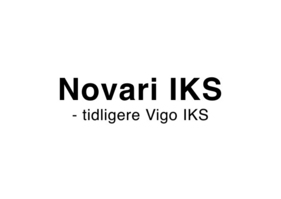 Novar iks logo sort bilde